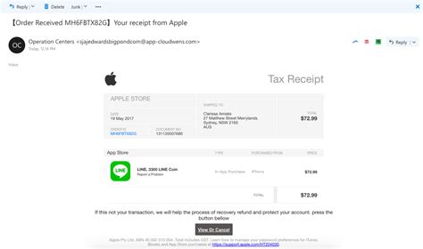 apple watch receipt fake scam|apple watch true or false.